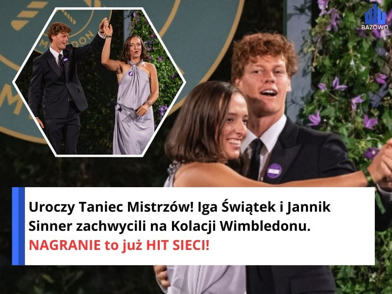 Uroczy Taniec Mistrzów! Iga Świątek i Jannik Sinner zachwycili na Kolacji Wimbledonu. NAGRANIE to już HIT SIECI!